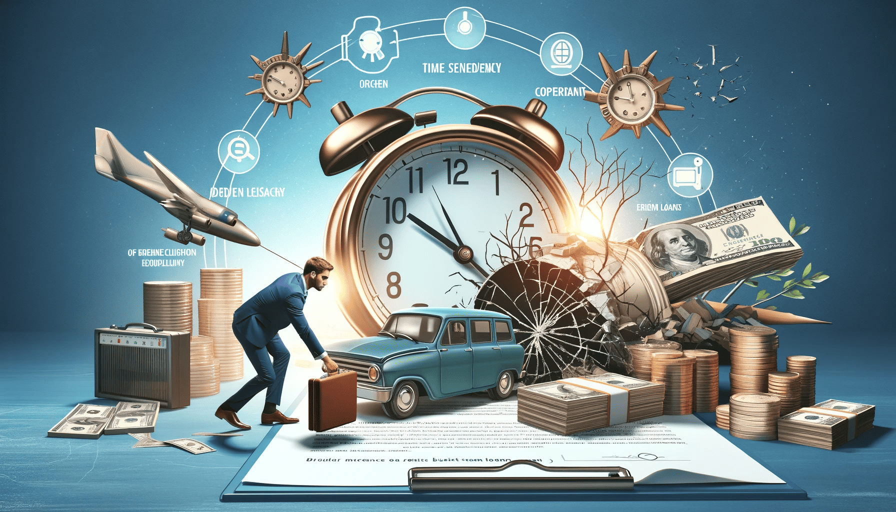 business handling an emergency situation using a short term loan